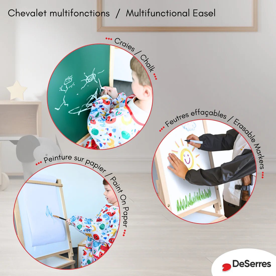 Chevalet pour enfant tout - en - un - Art & bricolage - Boutique LeoLudo - DeSerres