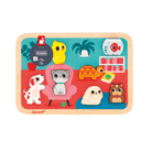 Chunky Puzzle - Les animaux domestiques - Casse - têtes - Boutique LeoLudo - Janod