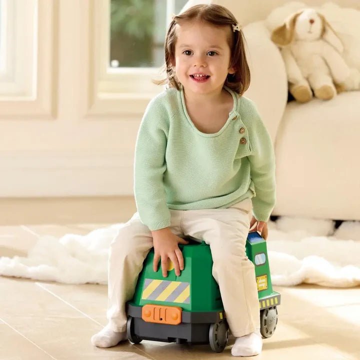 Circuit de train écologique avec boîte de rangement - Ensembles de jeu - Boutique LeoLudo - Hape