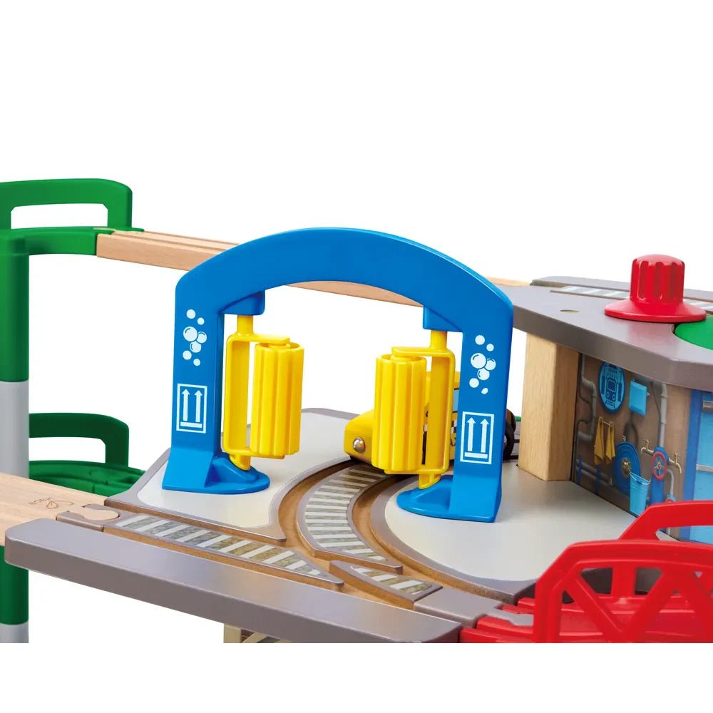 Circuit de train multi - niveaux – Ville interactive - Ensembles de jeu - Boutique LeoLudo - Hape