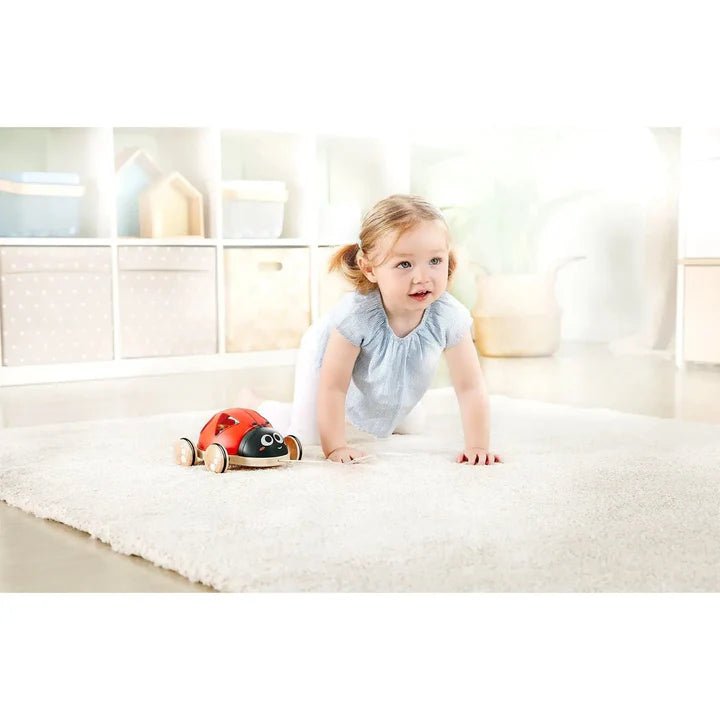 Coccinelle à formes à tirer - Jouets d'éveil - Boutique LeoLudo - Hape