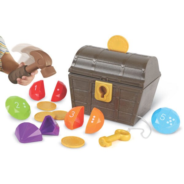 Coffre aux trésors des pierres précieuses -Jouets à trier & empiler- Boutique LeoLudo-Learning Resources