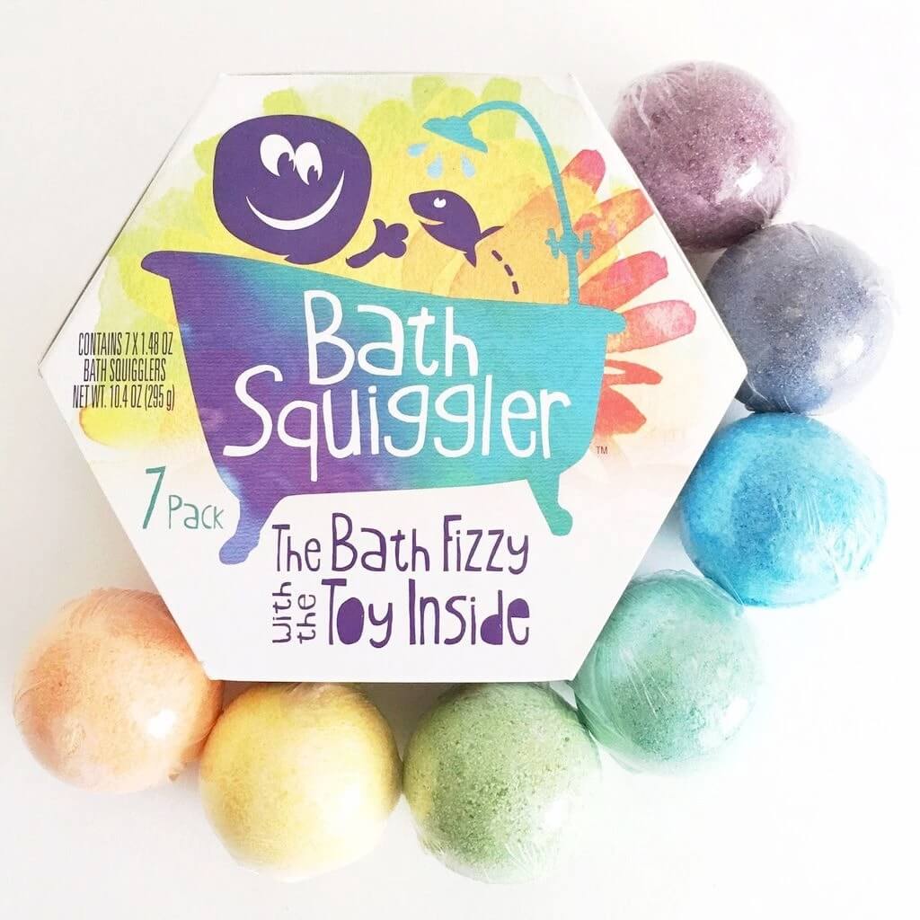 Coffret - cadeau 7 bombes de bain Bath Squiggler - Jouets de bain - Boutique LeoLudo - Loot