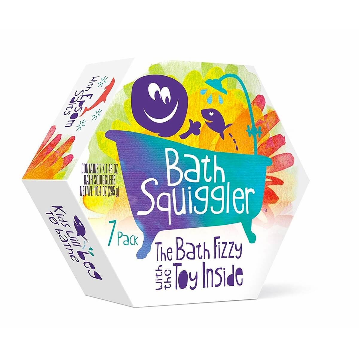 Coffret - cadeau 7 bombes de bain Bath Squiggler - Jouets de bain - Boutique LeoLudo - Loot