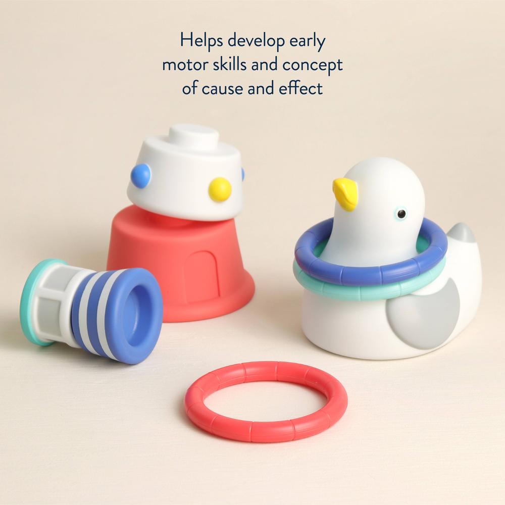 Coffret cadeau de bain bébé – Seaside Splash Gift Set™ - Jouets de bain - Boutique LeoLudo - Itzy Ritzy Canada