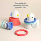 Coffret cadeau de bain bébé – Seaside Splash Gift Set™ - Jouets de bain - Boutique LeoLudo - Itzy Ritzy Canada