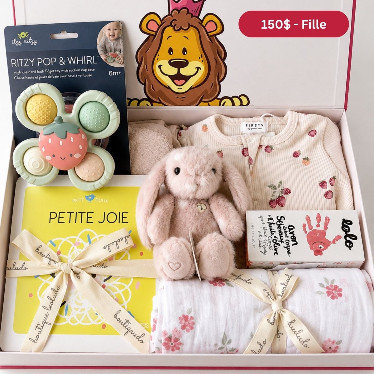 Coffret cadeau de naissance et shower de bébé -Ensembles cadeaux- Boutique LeoLudo-LeoLudo