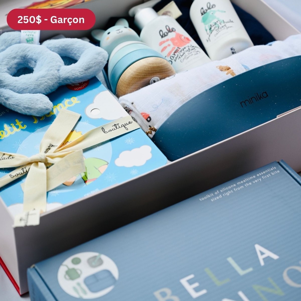 Coffret cadeau de naissance et shower de bébé -Ensembles cadeaux- Boutique LeoLudo-LeoLudo