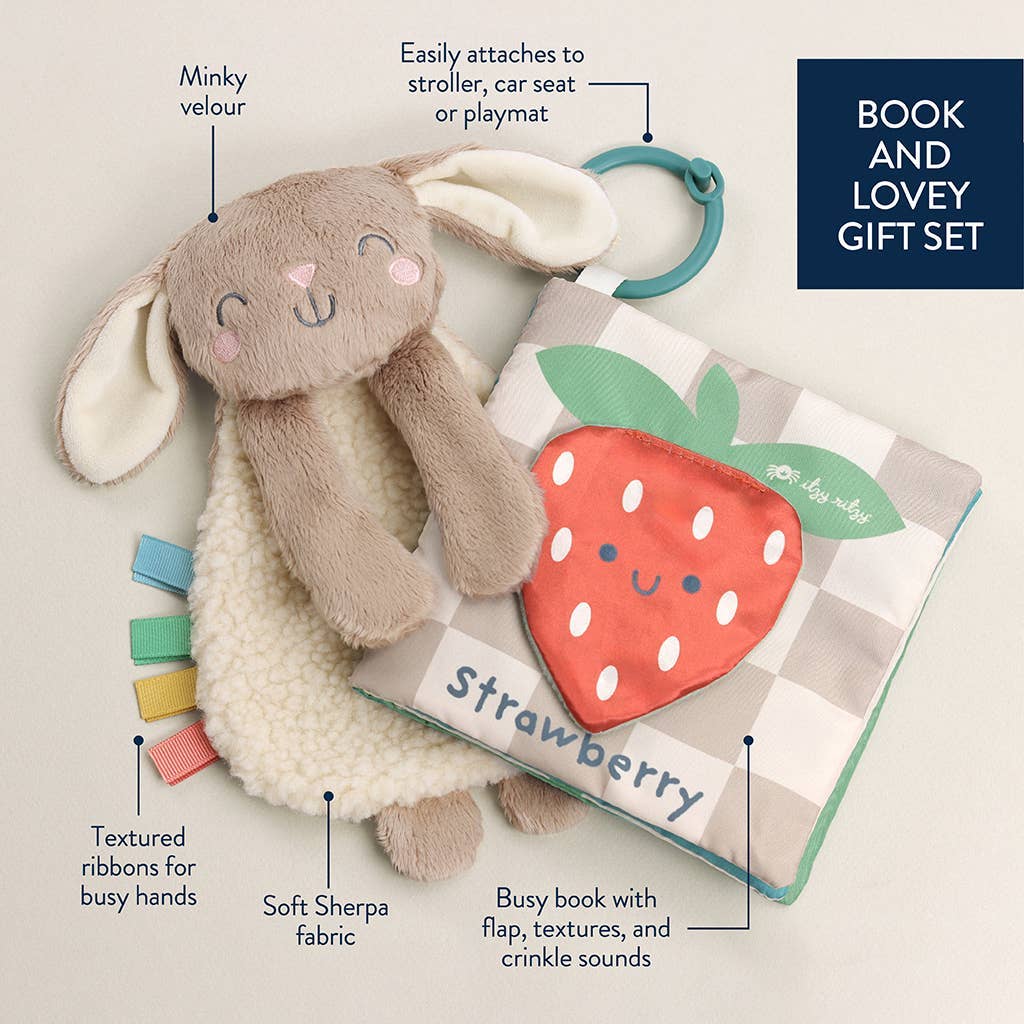 Coffret cadeau sensoriel bébé – Itzy Learn & Snuggle Gift Set™ - Jouets d'éveil - Boutique LeoLudo - Itzy Ritzy Canada