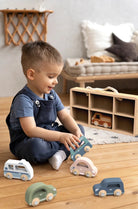 Coffret de 6 petites voitures en bois - Véhicules de jeu - Boutique LeoLudo - Speedy Monkey