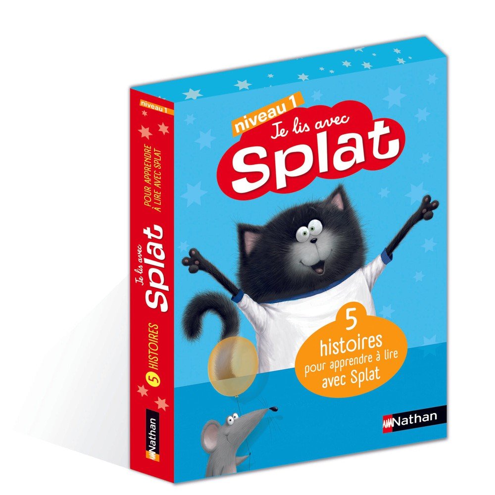 Coffret Je lis avec Splat: niveau 1 - Livres - Boutique LeoLudo - Nathan