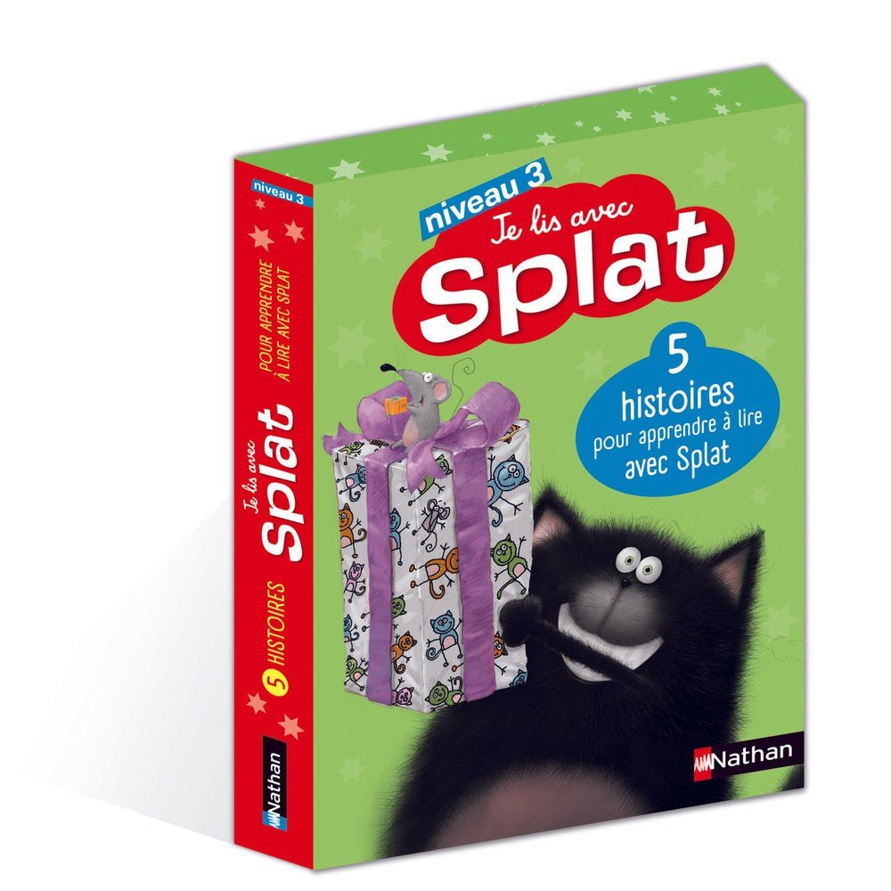 Coffret Je lis avec Splat: niveau 3 - Livres - Boutique LeoLudo - Nathan