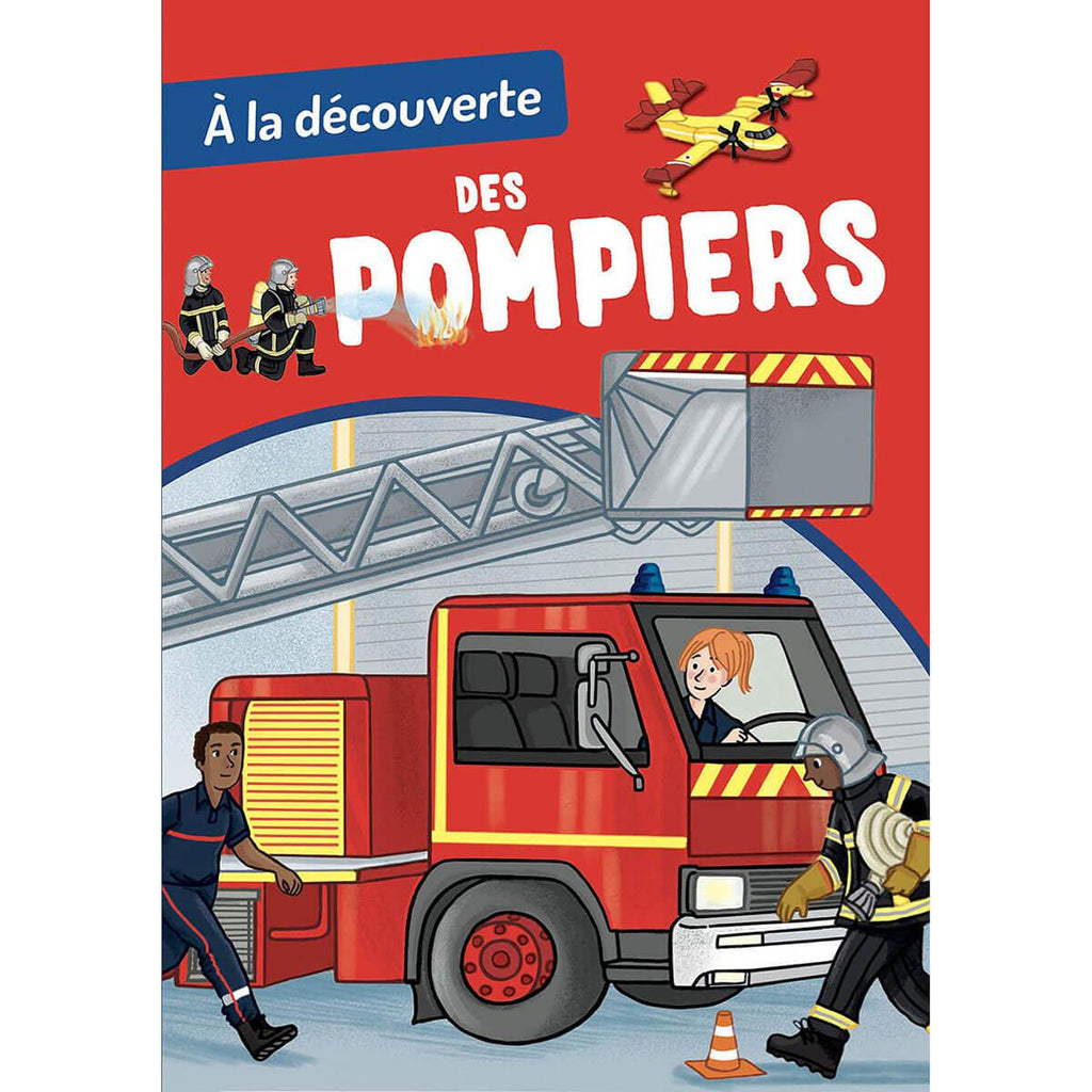 Coffret livre + aimants - À la découverte des pompiers-Auzou-Boutique LeoLudo
