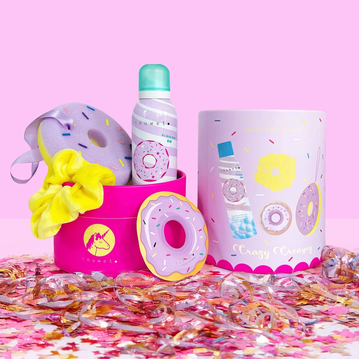 Coffret mousse de douche et accessoires " fun bath box" - Pour le bain - Boutique LeoLudo - inuwet