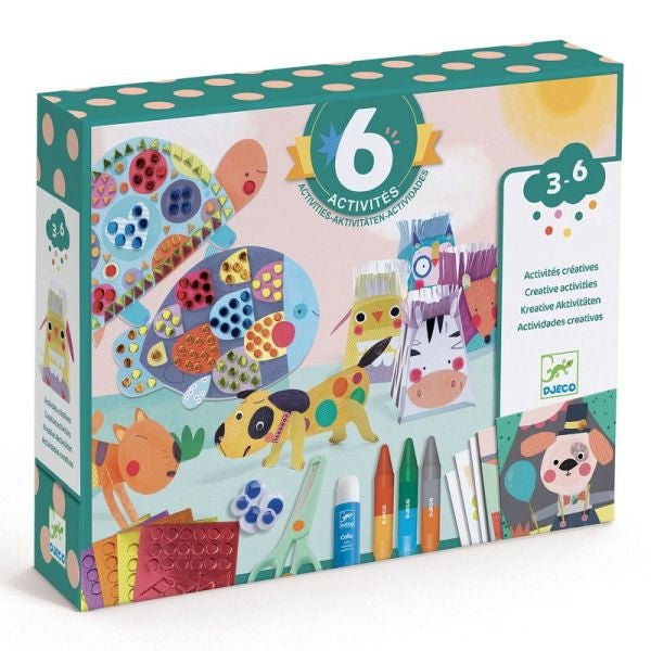 Coffret multi - activités - Animaux et leur maison - Art & bricolage - Boutique LeoLudo - Djeco