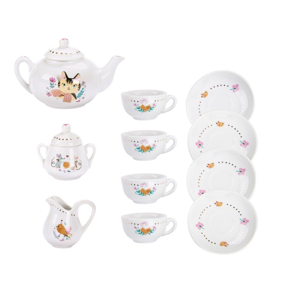 Coffret service à thé en céramique Les Parisiennes - Jouets d'imitation - Boutique LeoLudo - Moulin Roty