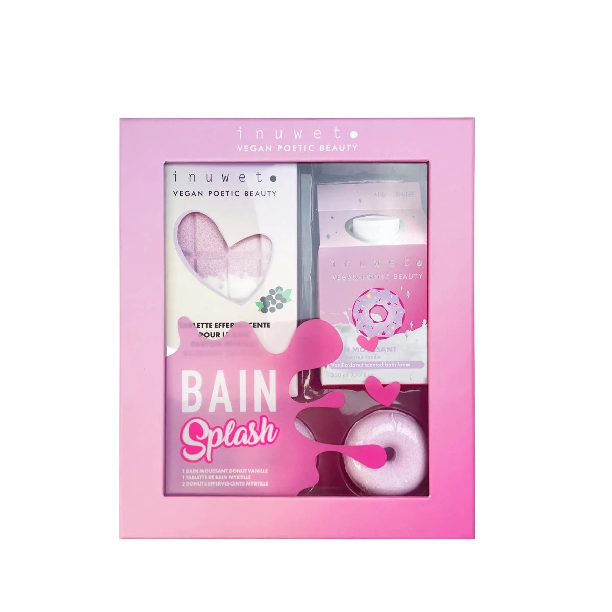 Coffret Splash Fraise – Inuwet - Pour le bain - Boutique LeoLudo - inuwet