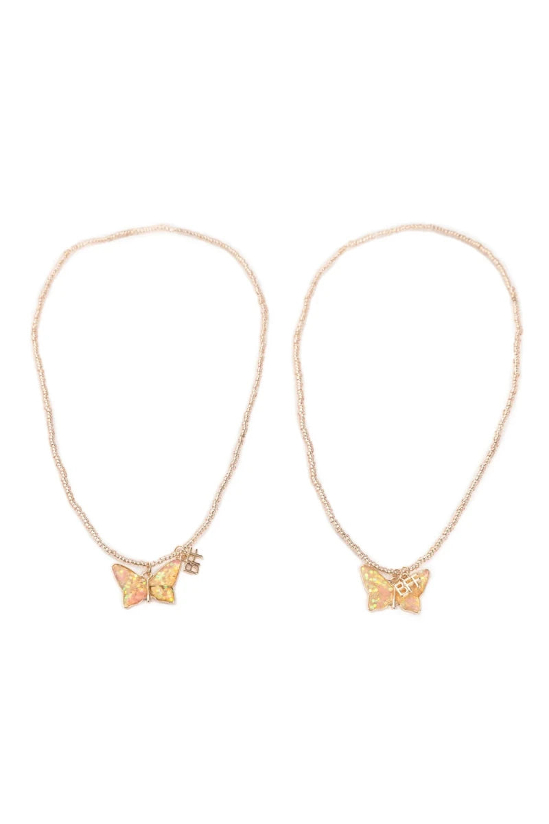 Colliers papillon BFF à partager et à déchirer -Bijoux- Boutique LeoLudo-Great Pretenders