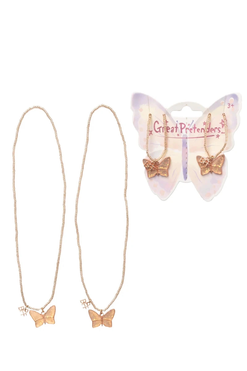 Colliers papillon BFF à partager et à déchirer -Bijoux- Boutique LeoLudo-Great Pretenders