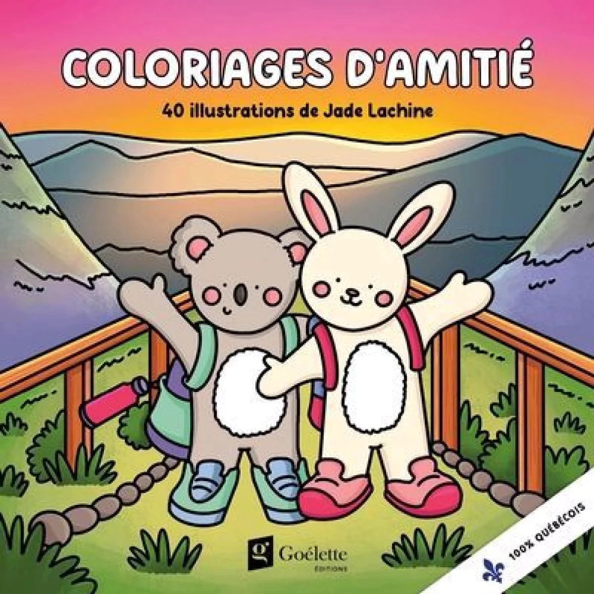 Coloriages d'amitié -Cahiers d'activités- Boutique LeoLudo-Goélette