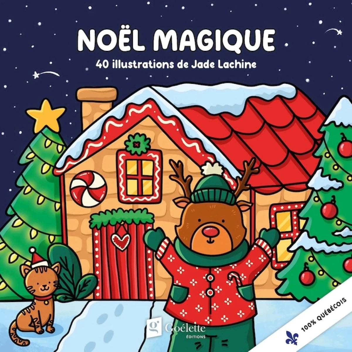 Coloriages Noël magique -Cahiers d'activités- Boutique LeoLudo-Goélette