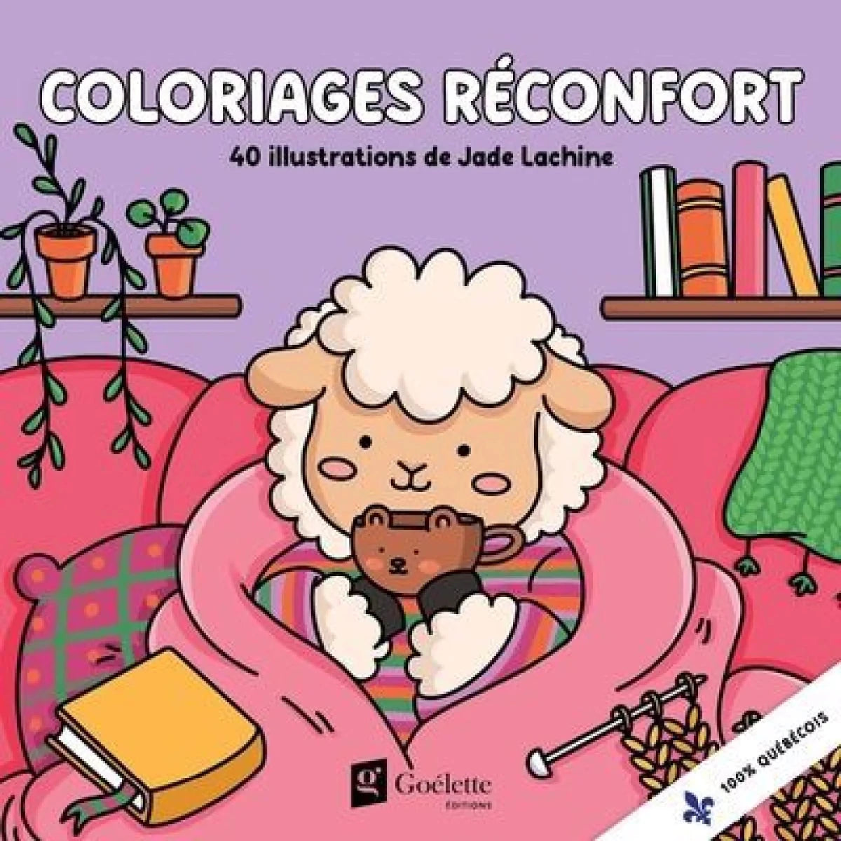 Coloriages réconfortants -Cahiers d'activités- Boutique LeoLudo-Goélette