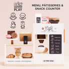 Comptoir café Barista en bois - Jouets d'imitation - Boutique LeoLudo - Le Toy Van