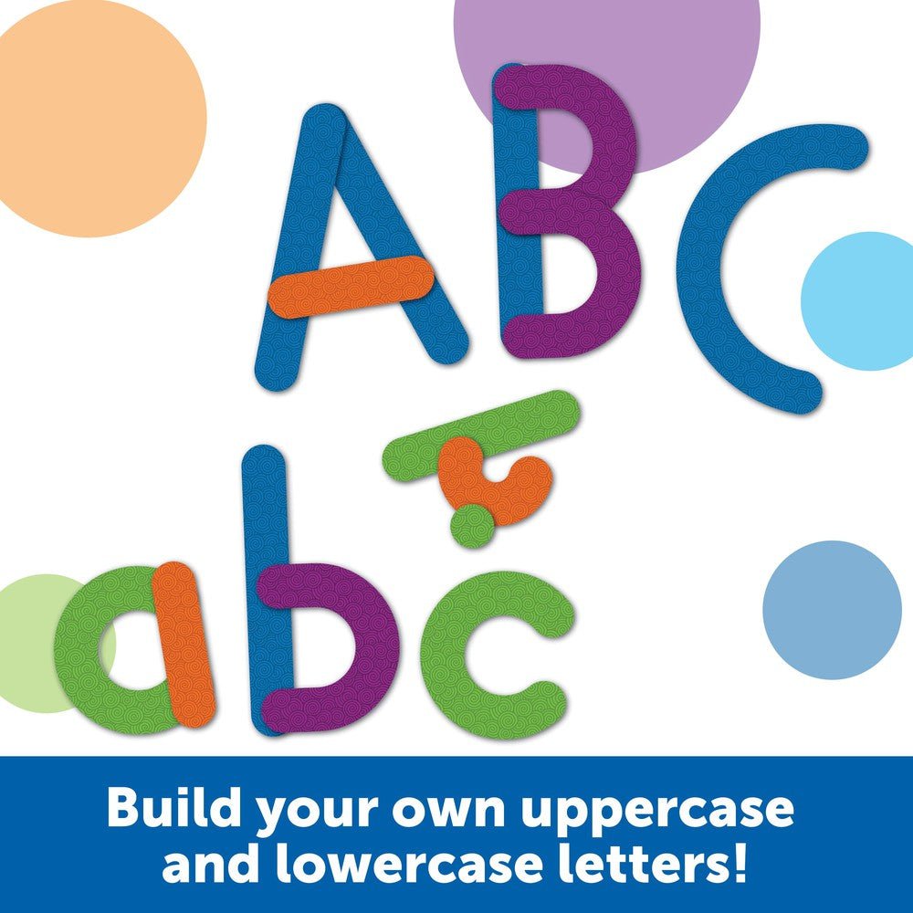 Construction magnétique de lettres géantes (21 pcs) - Jeux éducatifs - Boutique LeoLudo - Learning Resources