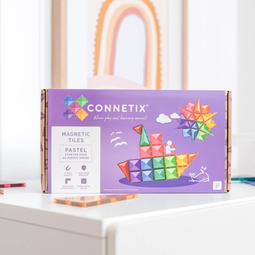 Jeu magnétique translucide Pack d'extension - 40 pièces CONNETIX TILES Tout  pour le jeu des enfants
