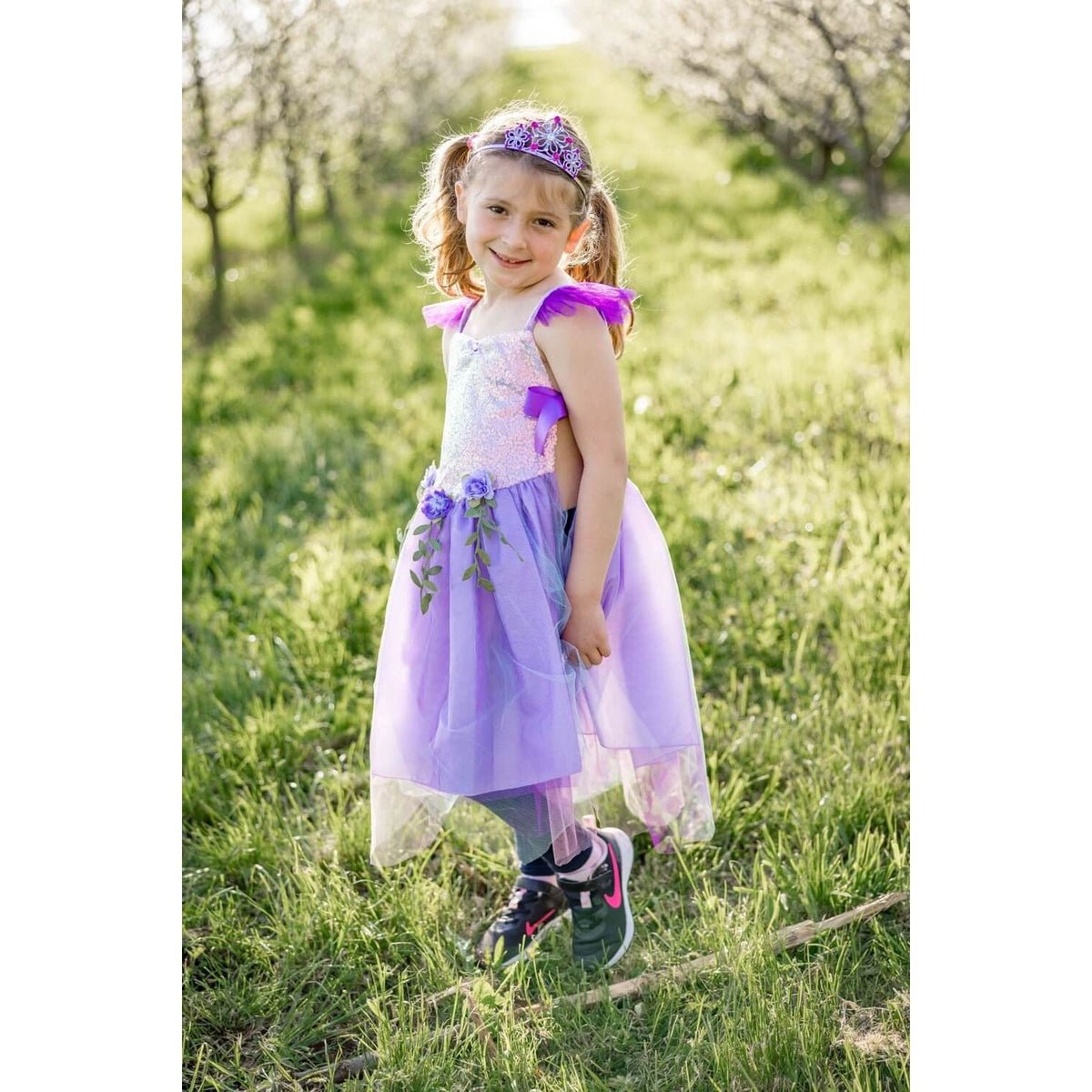 Costume de fée à paillettes lila (3 à 6 ans) - Costumes - Boutique LeoLudo - Great Pretenders