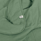 Couverture de bambou unie - Vert chasseur -Couvertures- Boutique LeoLudo-Perlimpinpin