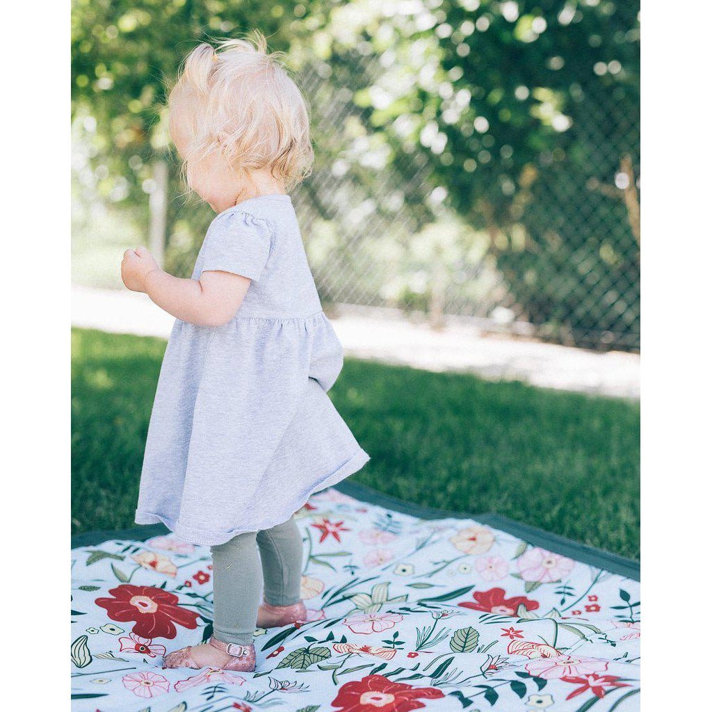 Couverture d'extérieur 5 x 5 pi - Primrose Patch - Couvertures - Boutique LeoLudo - Little Unicorn