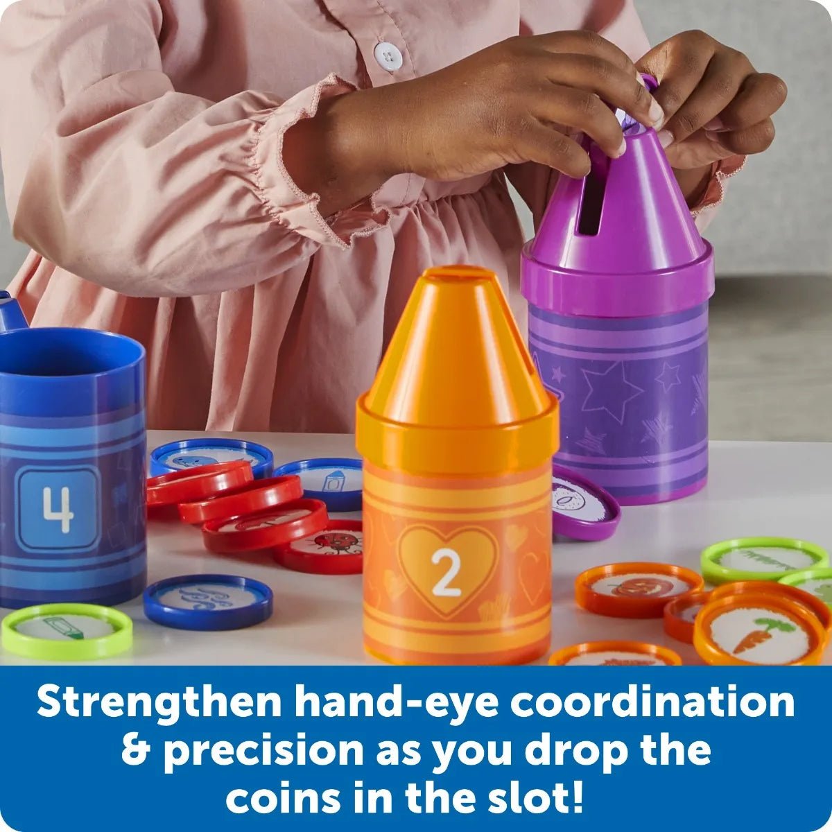 Crayons à compter -Jeux éducatifs- Boutique LeoLudo-Learning Resources