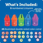 Crayons à compter -Jeux éducatifs- Boutique LeoLudo-Learning Resources