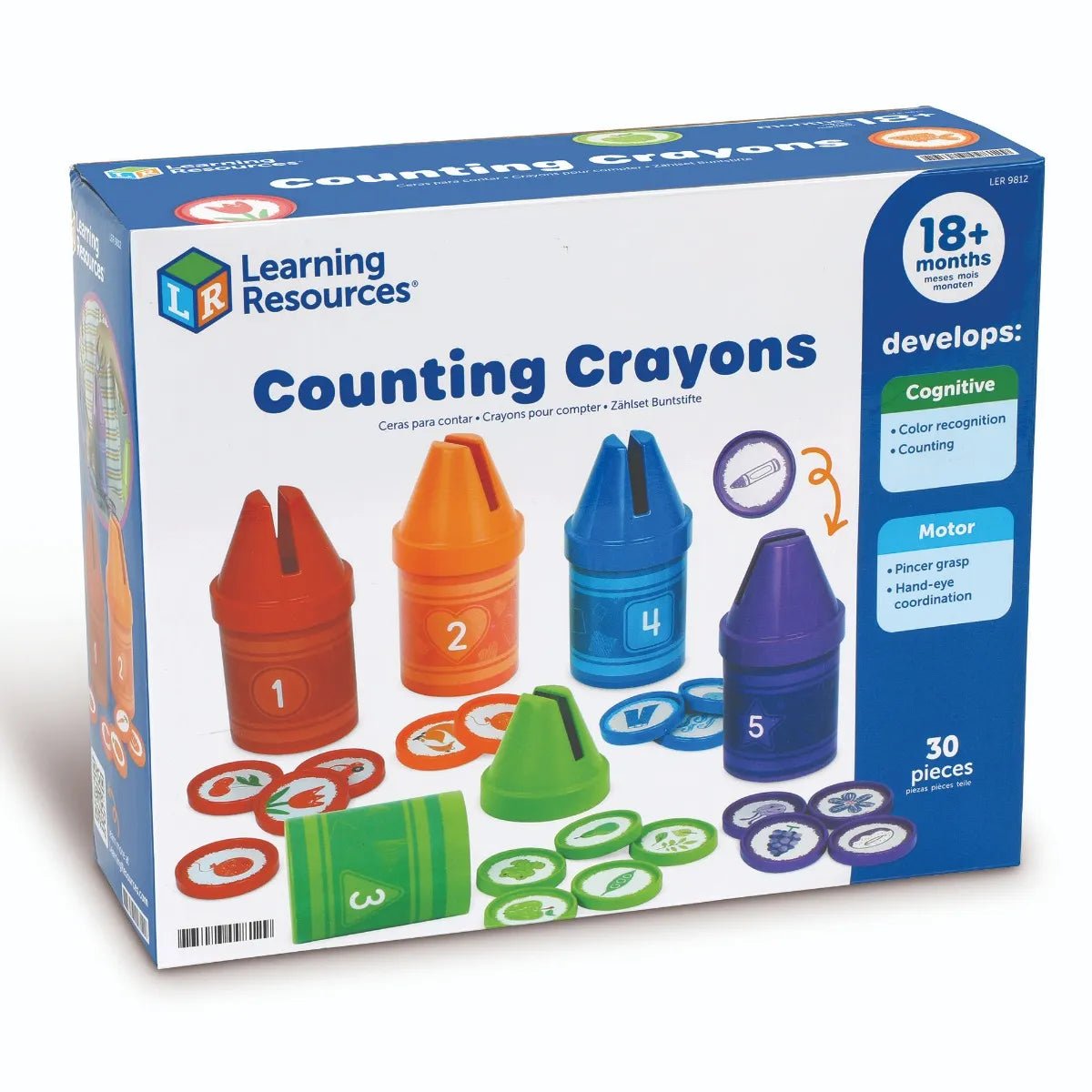 Crayons à compter -Jeux éducatifs- Boutique LeoLudo-Learning Resources