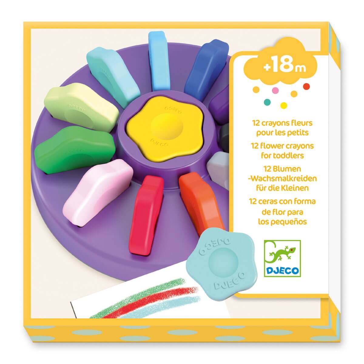 Crayons fleurs de cire pour tout - petits - Art & bricolage - Boutique LeoLudo - Djeco