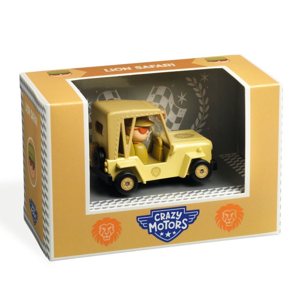 Crazy Motors - Lion Safari - Véhicules de jeu - Boutique LeoLudo - Djeco