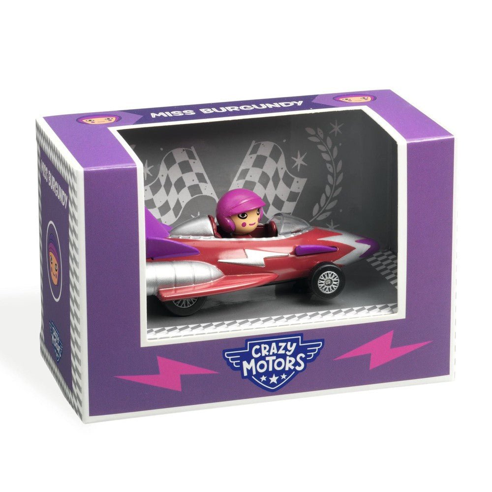 Crazy Motors - Miss Burgundy - Véhicules de jeu - Boutique LeoLudo - Djeco
