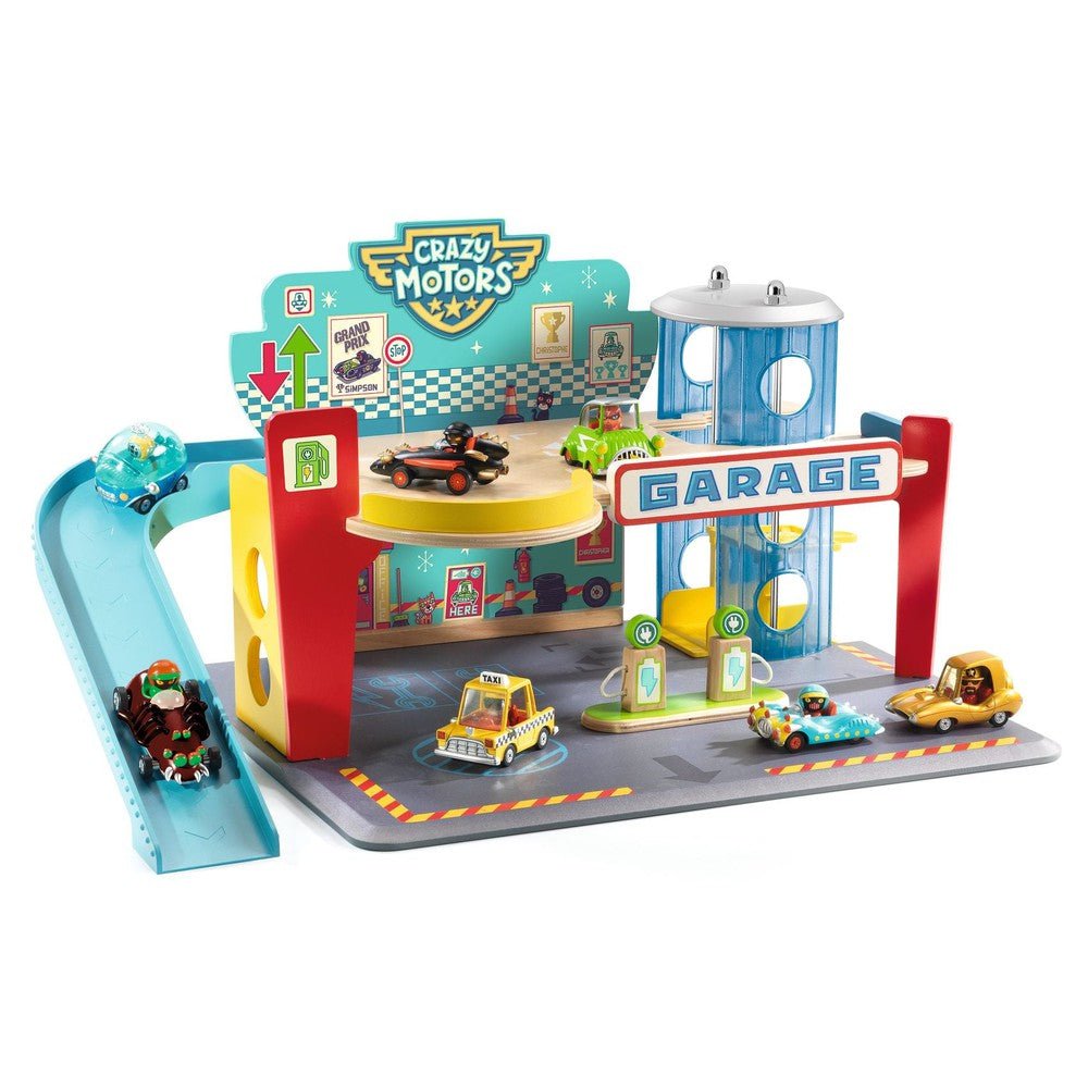 Crazy Motors - Votre Garage Auto Insolite Ensembles de jeu- Boutique LeoLudo