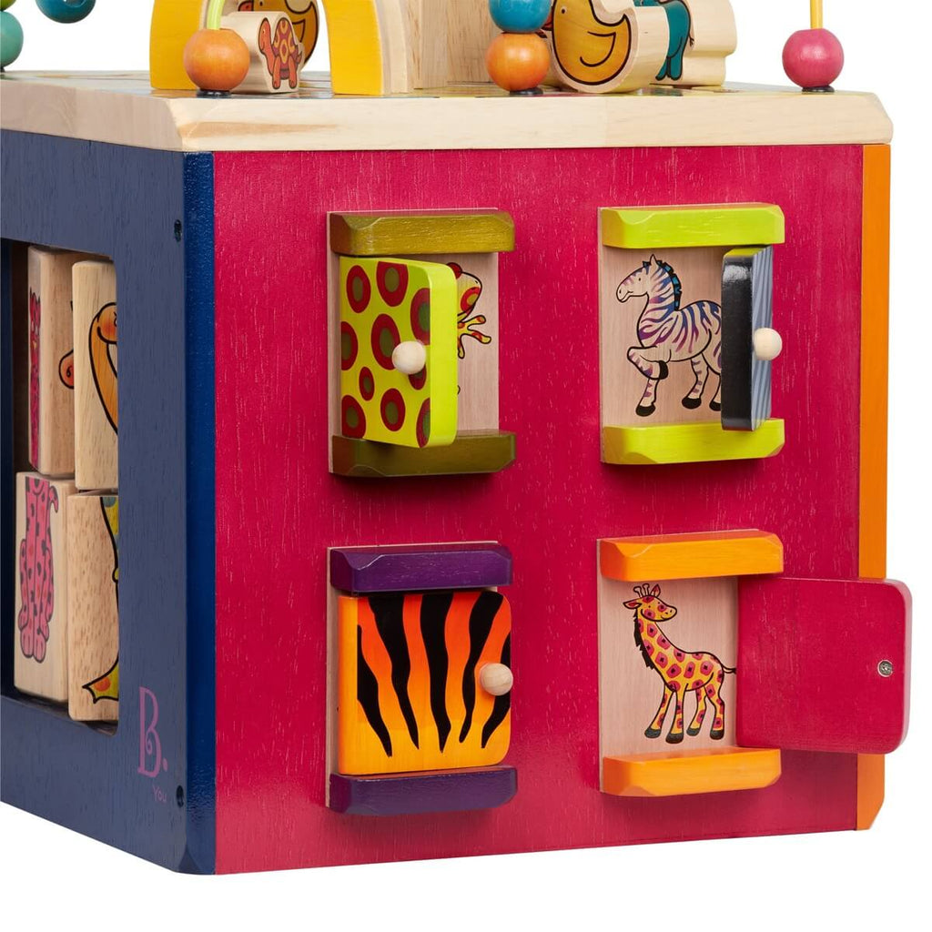 Cube d'activités géant Zany Zoo-B. toys-Boutique LeoLudo