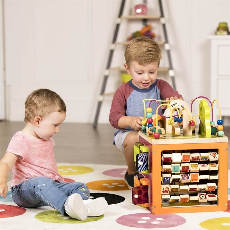 Cube d'activités géant Zany Zoo-B. toys-Boutique LeoLudo