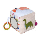 Cube d'activités sensorielles en tissu - Dino - Jouets d'éveil - Boutique LeoLudo - Little Big Friends