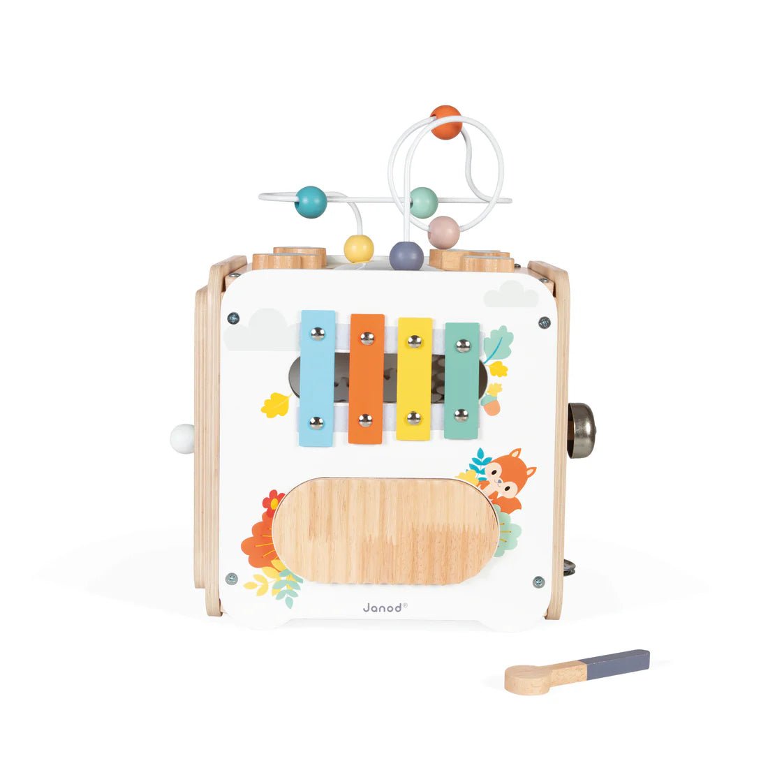 Cube multi - activités Pure - Jouets d'éveil - Boutique LeoLudo - Janod