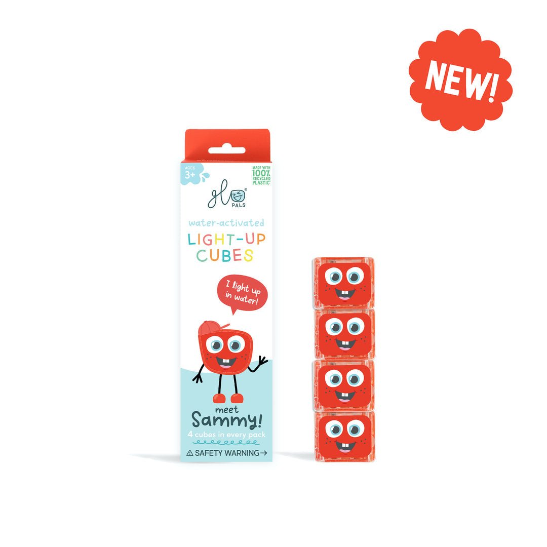 Cubes lumineux pour le bain Glo Pals (paquet de 4)Jouets de bain# - Boutique LeoLudo