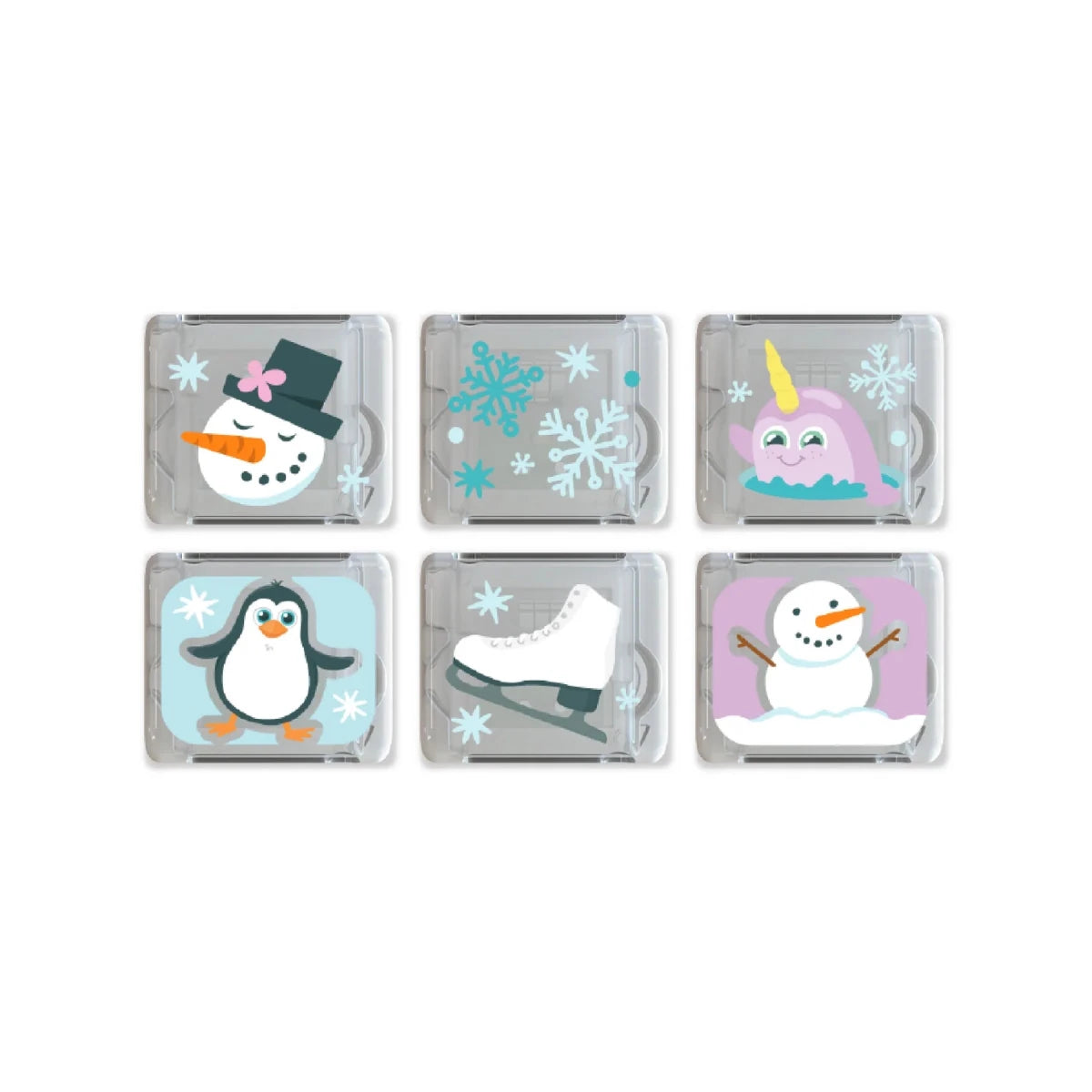 Cubes lumineux thématique pour le bain Glo Pals (paquet de 6) - Jouets de bain - Boutique LeoLudo - Glo Pals