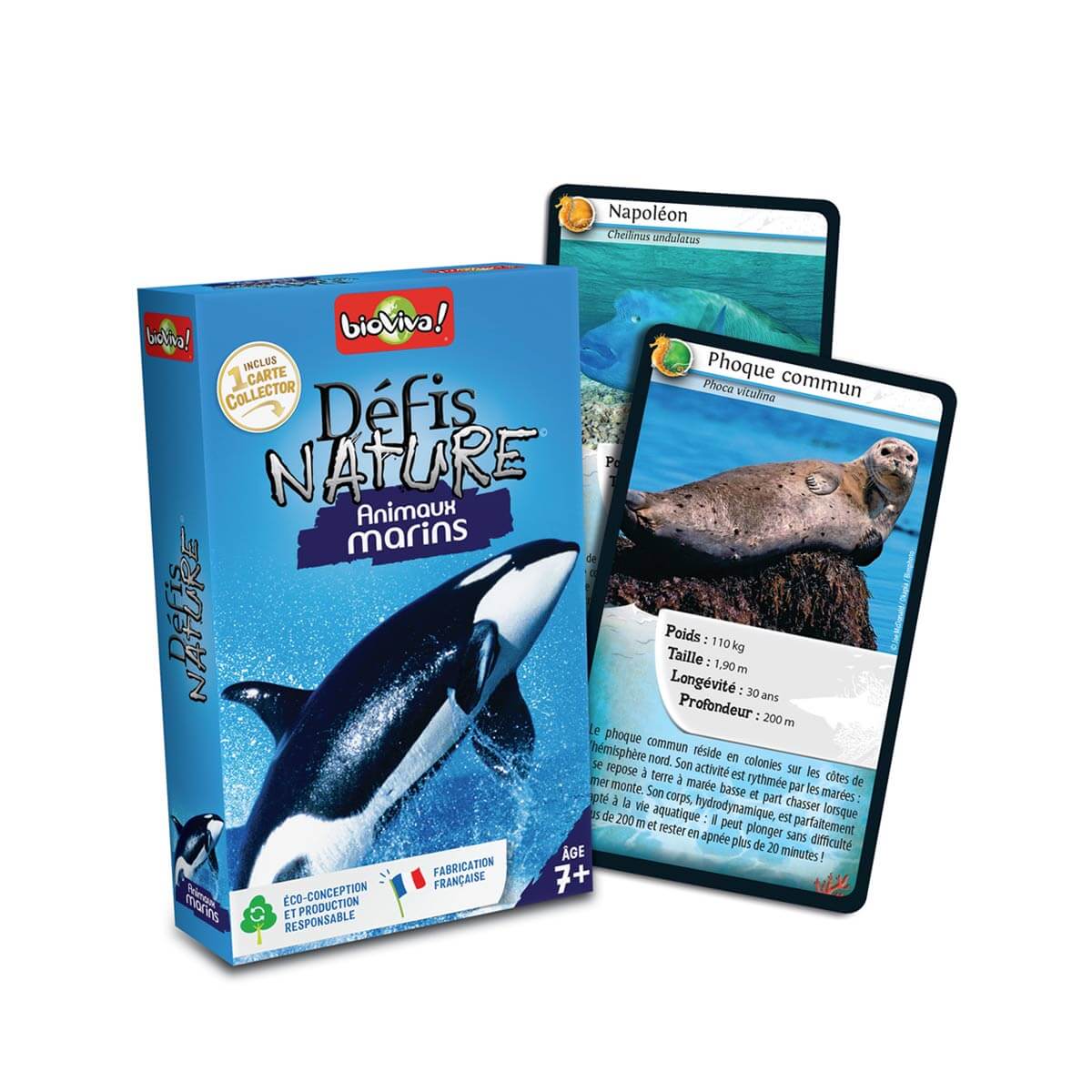 Défis Nature - Animaux marins - Jeux de société - Boutique LeoLudo - Bioviva
