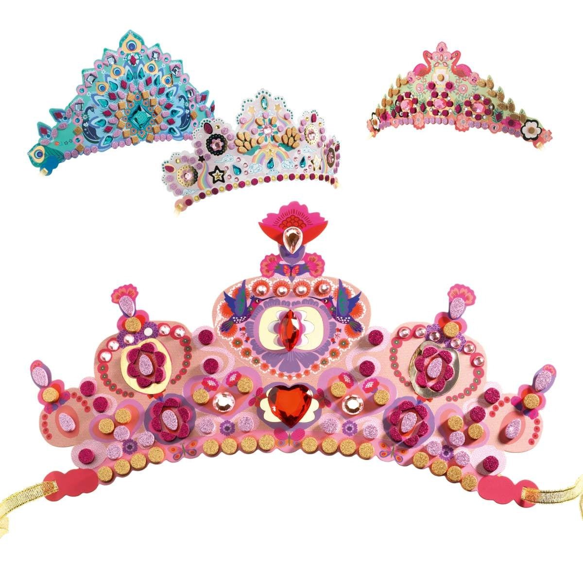 Diadèmes mosaiques DIY - Comme une princesse - Art & bricolage - Boutique LeoLudo - Djeco
