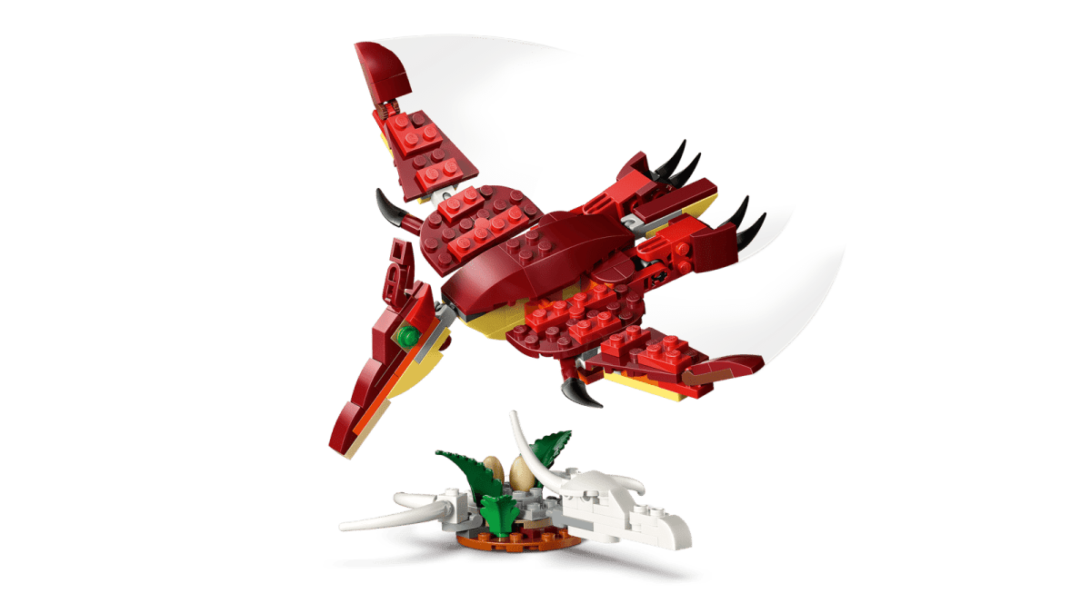 Dinosaure féroce 3 - en - 1 – LEGO Creator (283 pcs) - Jeux de construction - Boutique LeoLudo - LEGO