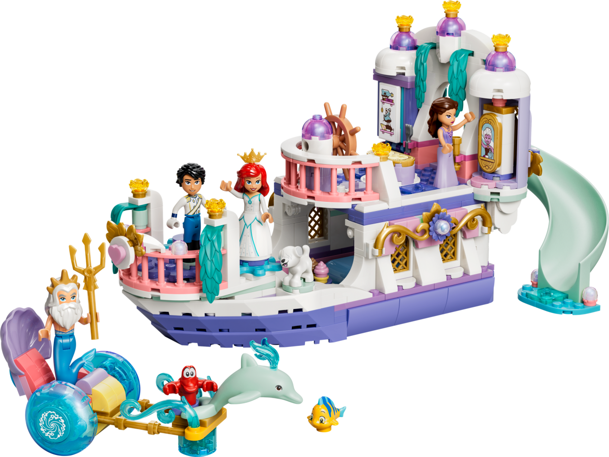 Disney - Le bateau du mariage royal d'Ariel – LEGO® -Ensembles de jeu- Boutique LeoLudo-LEGO