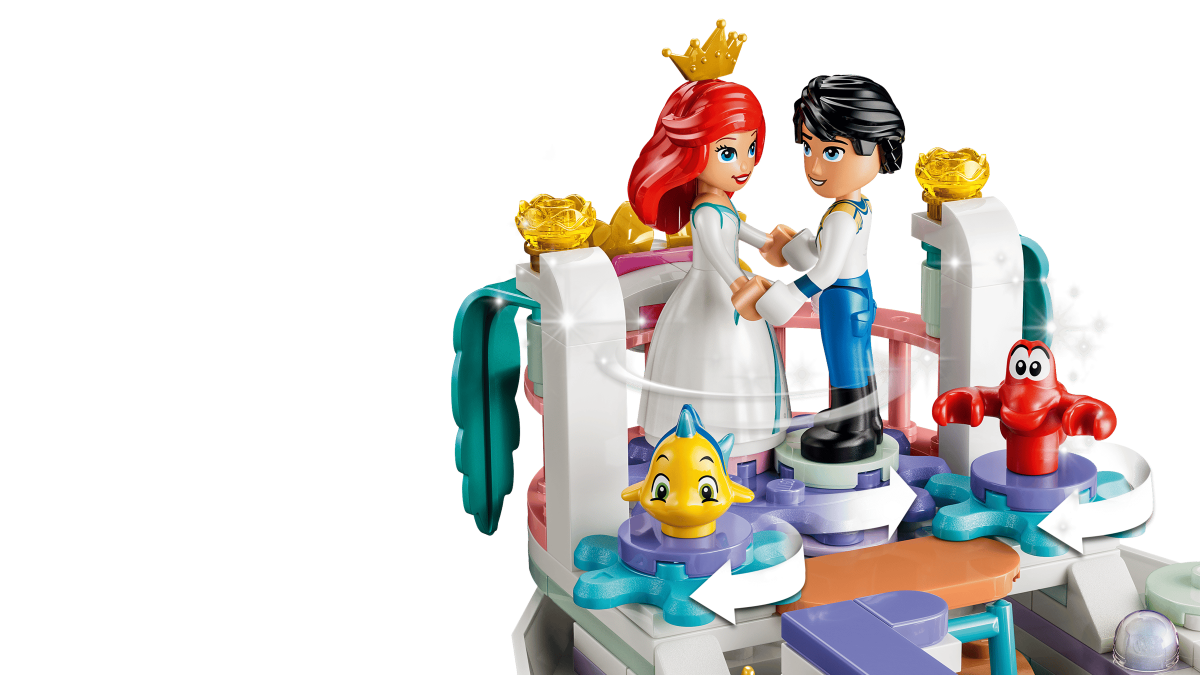 Disney - Le bateau du mariage royal d'Ariel – LEGO® -Ensembles de jeu- Boutique LeoLudo-LEGO